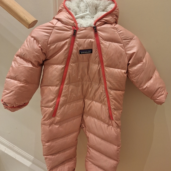 Patagonia Other - Patagonia Pink Baby Snowsuit